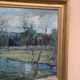 Swedish Oil on Canvas – “Obscured by Trees” by Hugo Carlberg