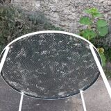Old wrought iron garden furniture
