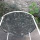Old wrought iron garden furniture