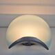 Shell Glass & Metal Wall Lamp by Alvaline Bologna, Italy, 1980s
