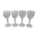 Lot 4 glasses on foot