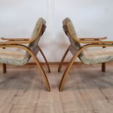 Pair of armchairs by Drevopodnik Holesov