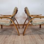 Pair of armchairs by Drevopodnik Holesov