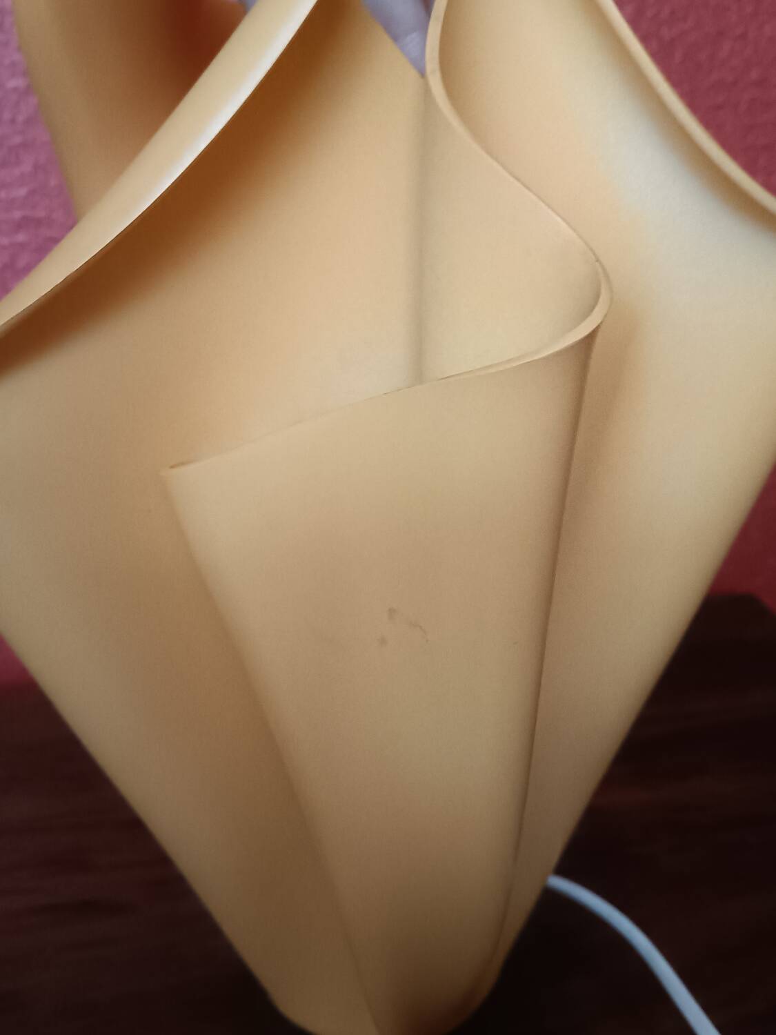 Vintage Exclarares draped lamp