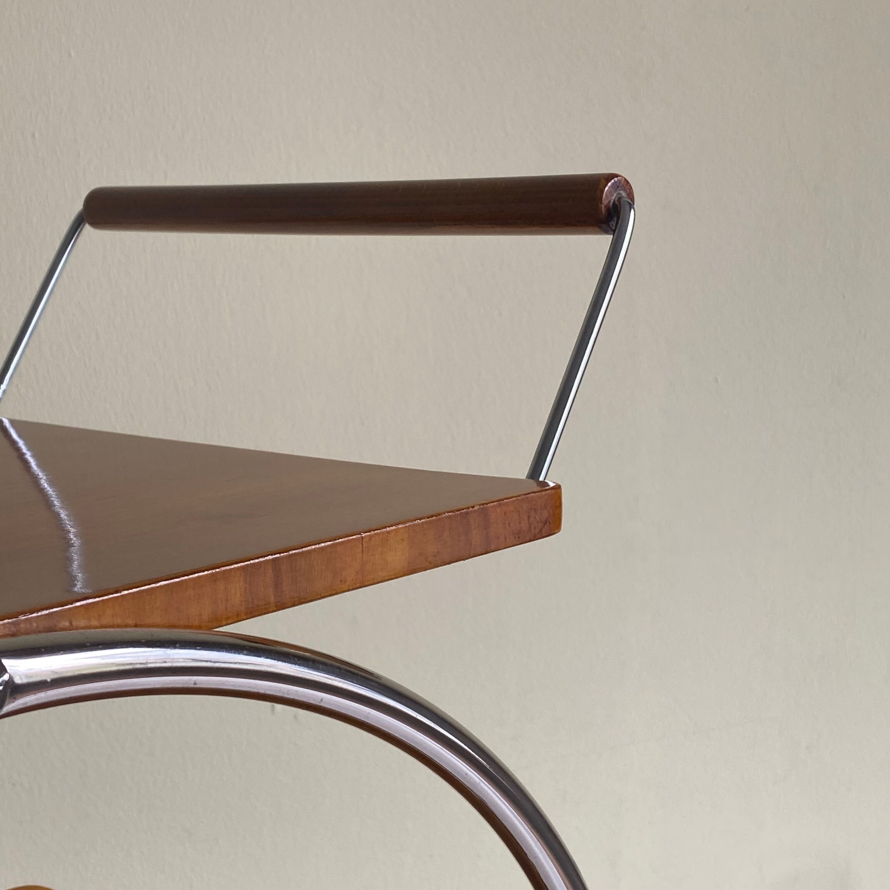 Art deco rolling bar cart, hungary 1930s