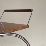 Art deco rolling bar cart, hungary 1930s