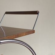 Art deco rolling bar cart, hungary 1930s