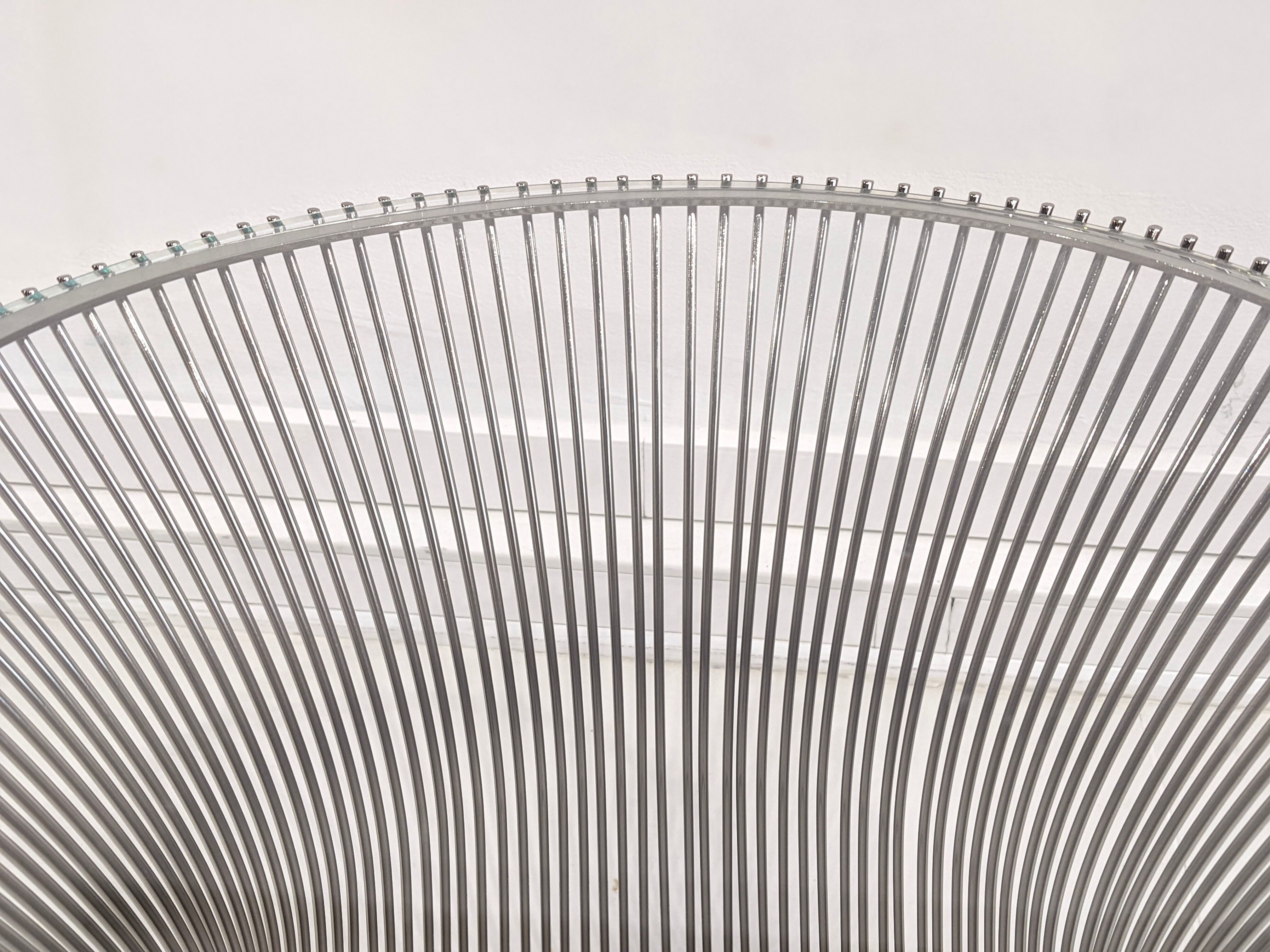 Set of two "Platner Side Table" by designer Warren Platner for Knoll