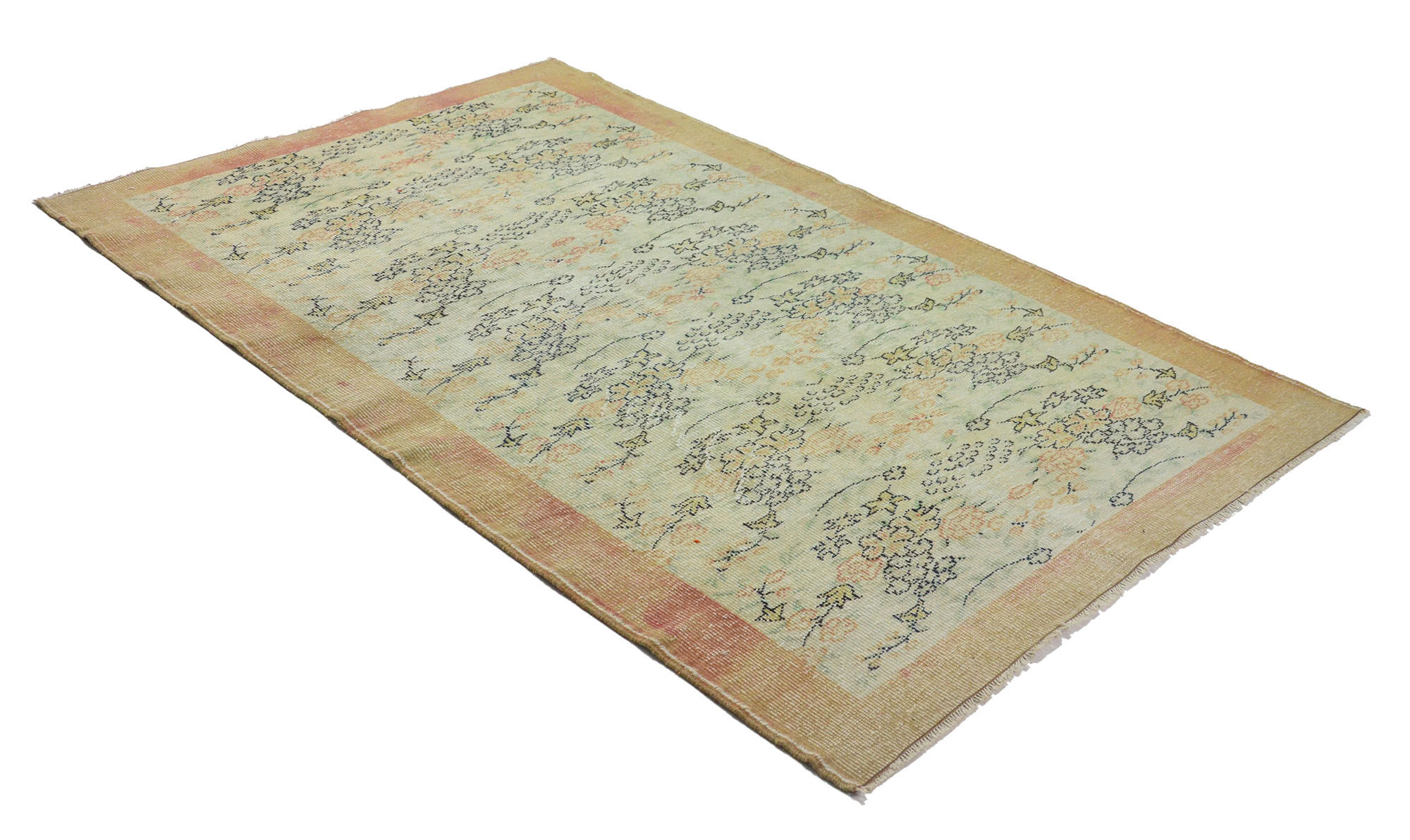 Anatolian handmade vintage rug 272 cm x 168 cm