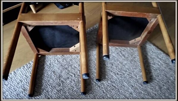 Paire de chaises Piarotto Italie vintage 1980 design vintage chairs furniture