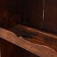 17th‑Century French Art Populaire Chestnut Cabinet with Gabled Top