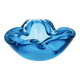 Murano Glass Pocket Vase Flavio Poli Sommerso Blue Aquamarine