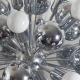 Vintage Sputnik wall/ceiling light from the space age, Cossack style.