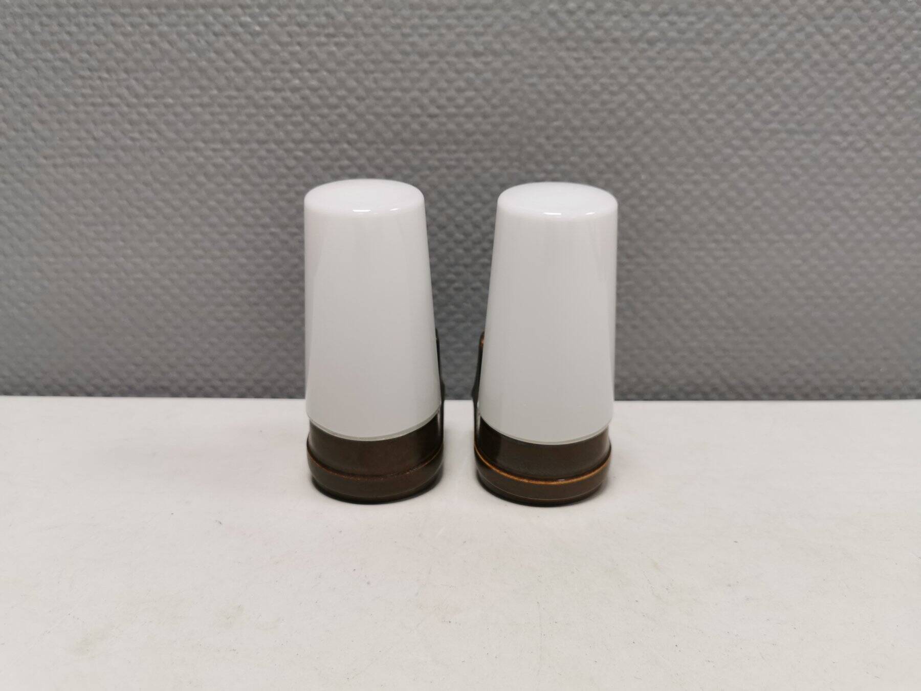 Ceramic bathroom lamp designed by Sigvard Bernadotte for IFÖ Sweden.