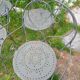 Four garden chairs