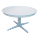 Extendable Danish dining room round table from the 1960s.