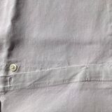 BG leaves embroidered linen pillowcase
