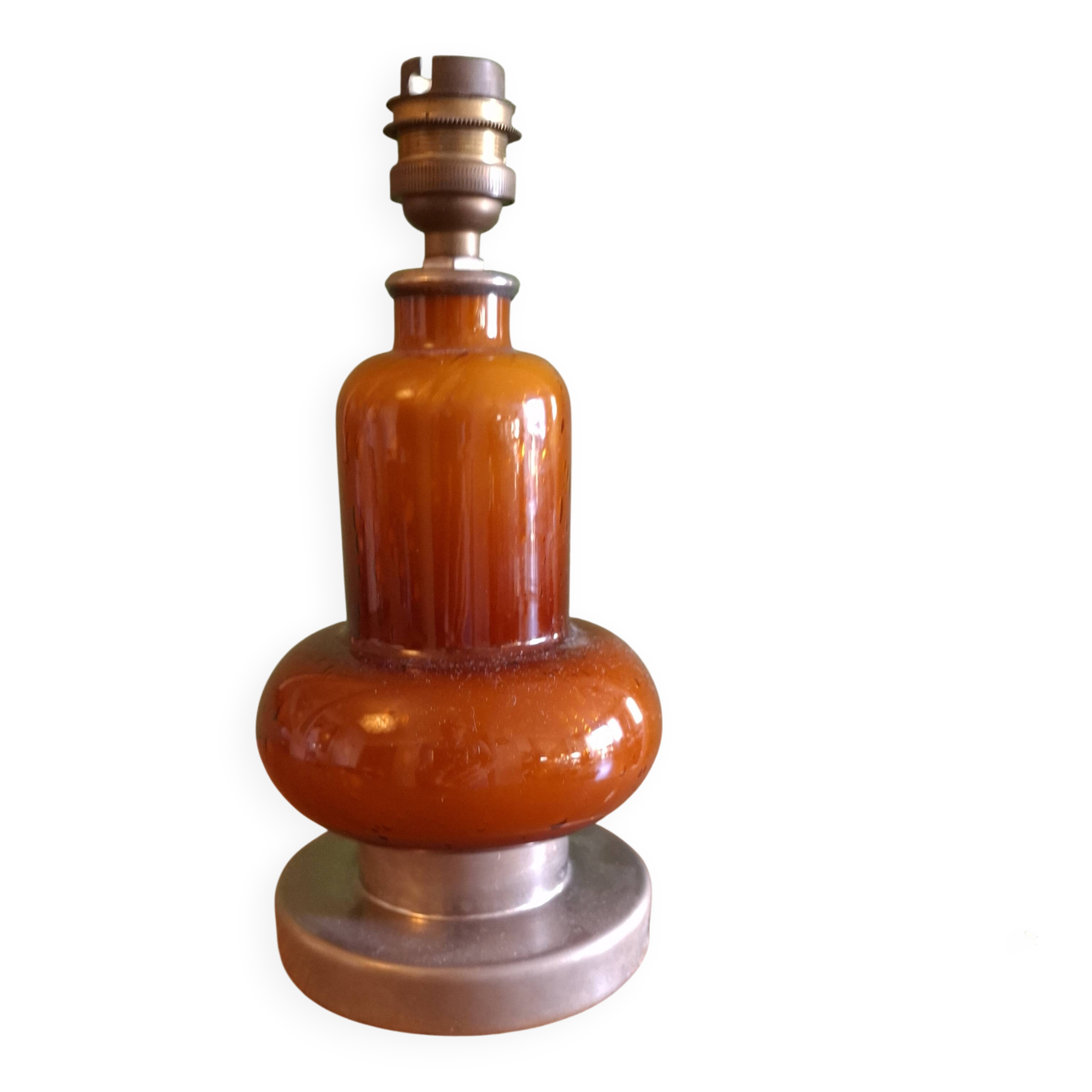 Blown glass lamp base