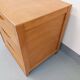 Vintage bedside cabinet or storage unit in solid wood from the 60s