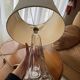 Lampe années 60 pied en cristal