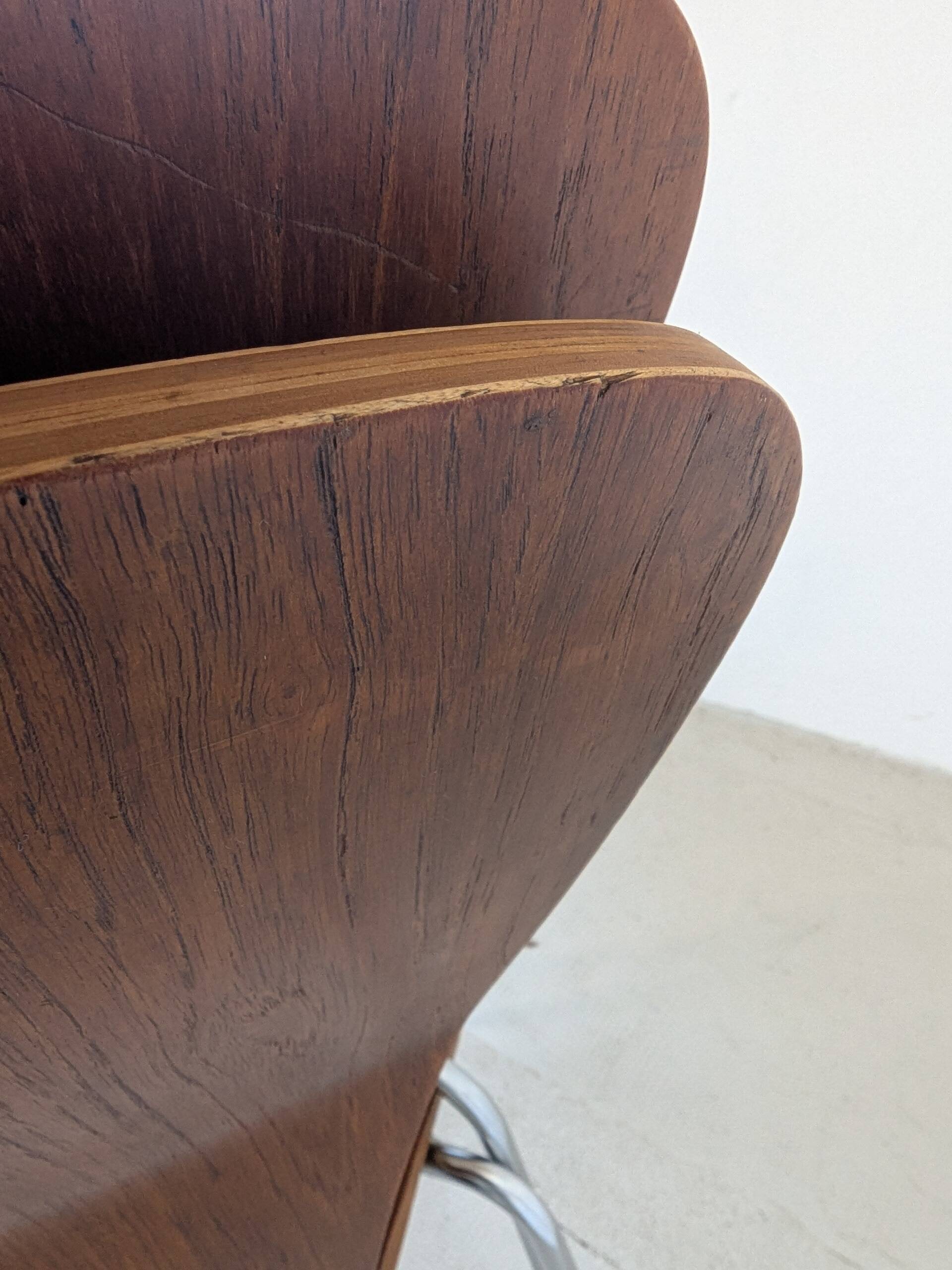 Paire de chaises en teck Tapio Wirkkala pour Asko