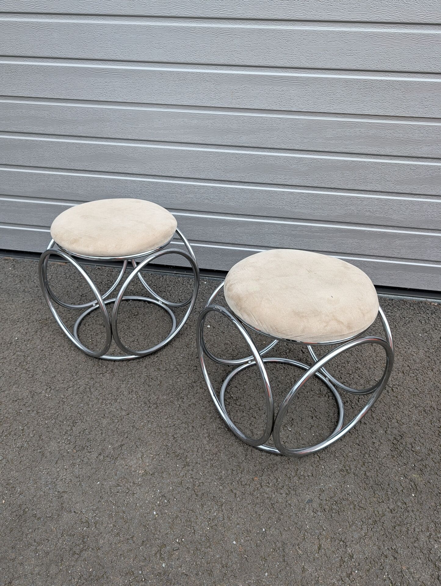 Pair of stools by Jean-Pierre Laporte