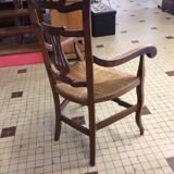 Wood and Straw armchair