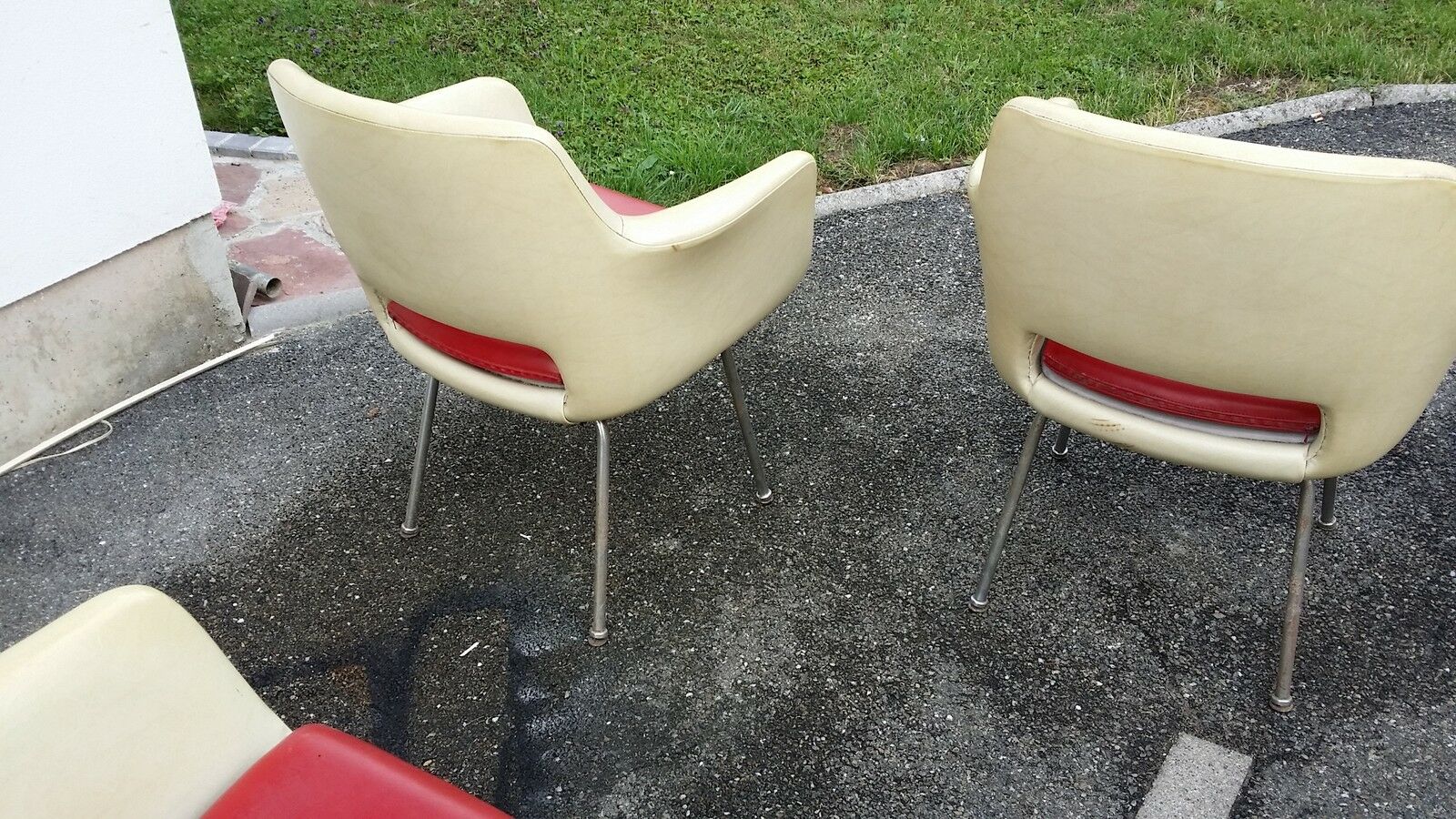 7 chairs modernist armchairs 70s pop loft Froscher Kg