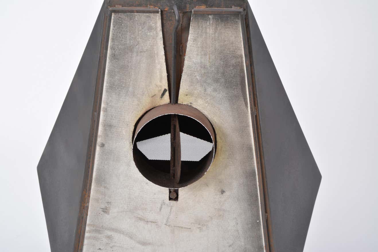 Modern steel fireplace model 5005 from Don Bar Design