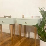 Pair of vintage bedside tables