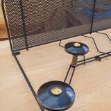 1950s wall-mounted coat rack