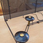 1950s wall-mounted coat rack