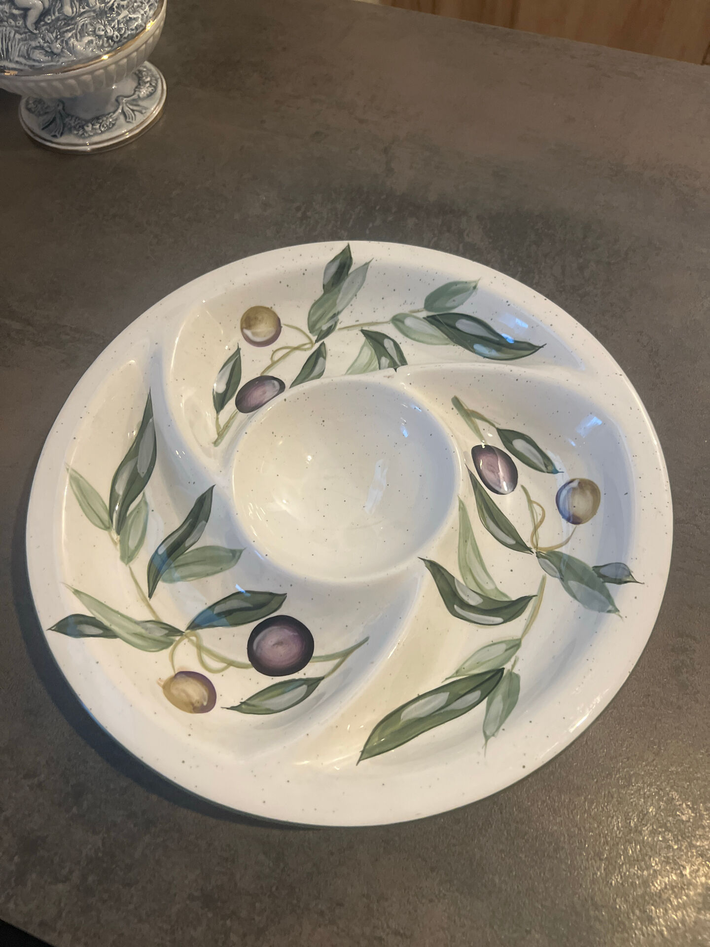 Dish, aperitif, ceramic