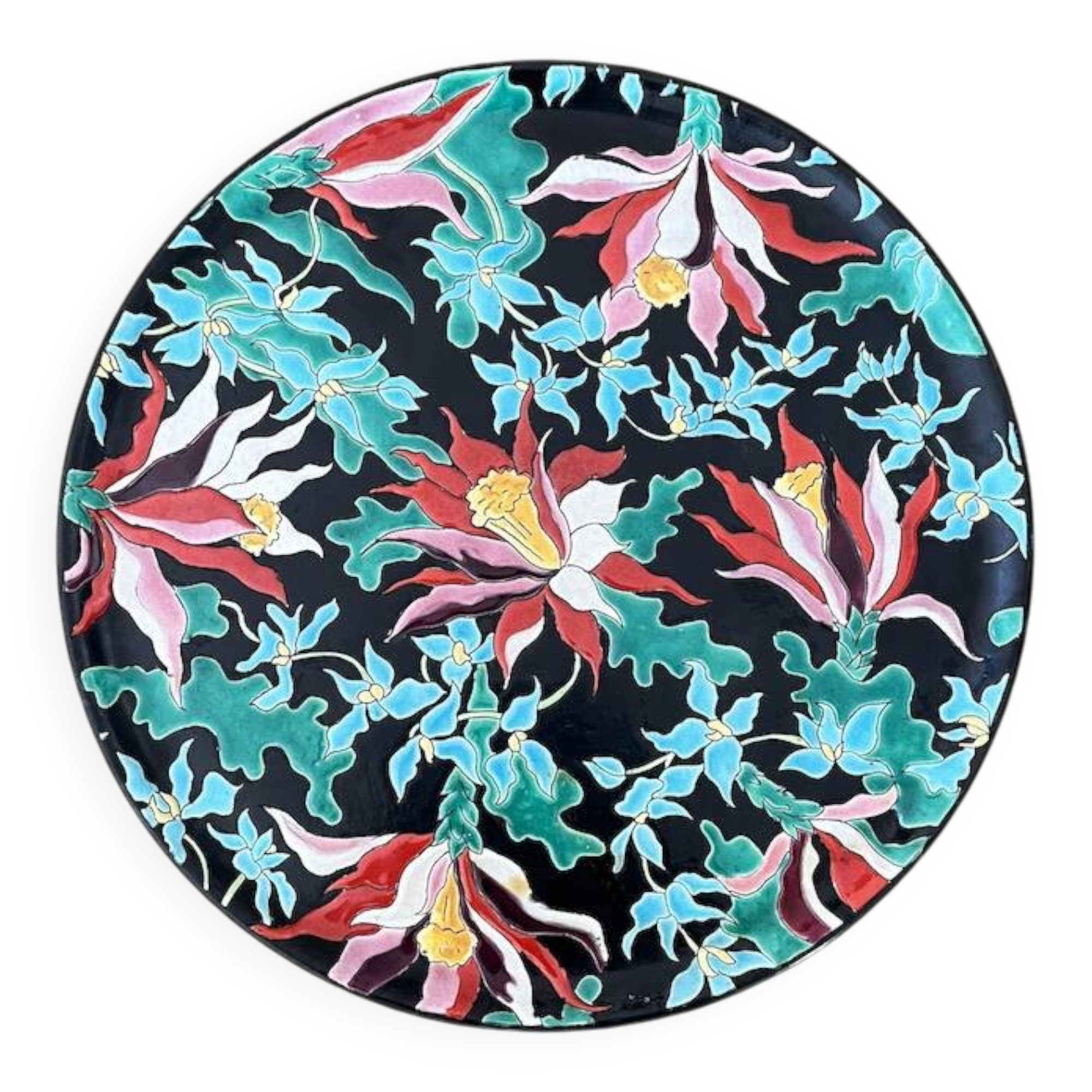 Longwy Ceramic Wall Plate