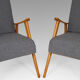 Pair of Scandinavian armchairs, Mid-Century