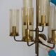 Brass wall light with five lights by Hans-Agne Jakobsson
