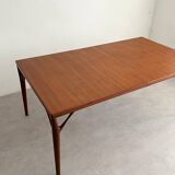 Extendable Danish Teak Dining Table by Helge Vestergaard-Jensen, Søren Horn