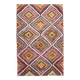 Tapis kilim géométrique multicolore – Explosion de motifs et de caractère