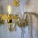 Pair of Murano Sconces in the style of Barovier & Toso, 1980s