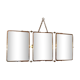 Triptych barber mirror