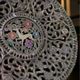Vintage tamar coupe made in israel – openwork brass and enamel – decorative piece.