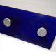 Vintage Door Handles • Solid Glass • Cobalt Blue • 1960