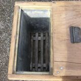 Old bistro icebox in solid oak - Small sideboard