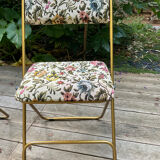 2 vintage Lafuma Chantazur folding chairs