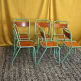 6 industrial chairs