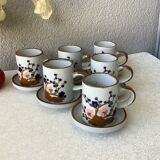 Peasant stoneware cups from Japan