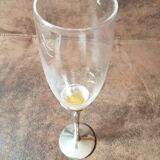 Set of 2 crystal champagne flutes