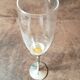 Set of 2 crystal champagne flutes