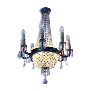 Lustre montgolfière style Louis