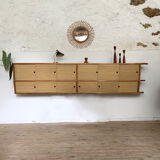 Vintage wall mount sliding doors